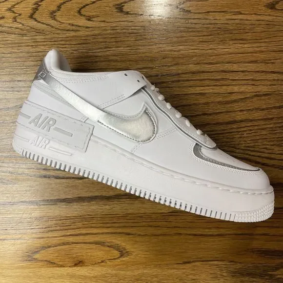 Nike | Shoes | Nike Air Force Shadow Size Mens 95 White  display picture 3